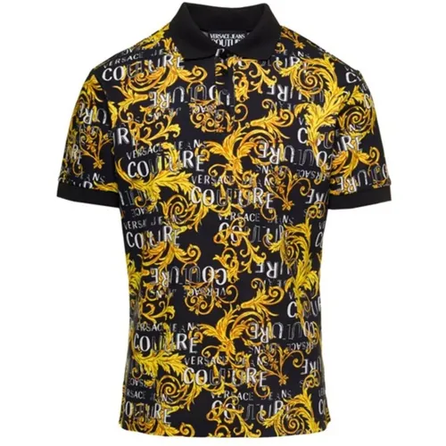 Polo Shirt by , male, Sizes: M - Versace Jeans Couture - Modalova