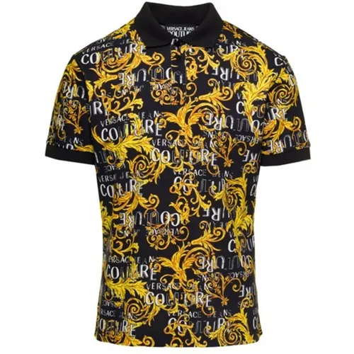 Polo Shirt by , male, Sizes: S - Versace Jeans Couture - Modalova