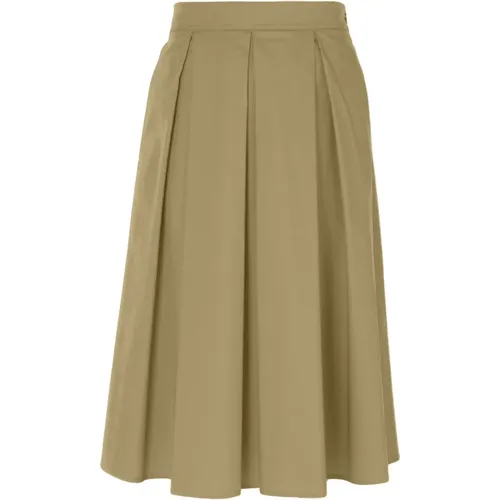 Militärgrüne Röcke für Frauen , Damen, Größe: XL - Vicario Cinque - Modalova