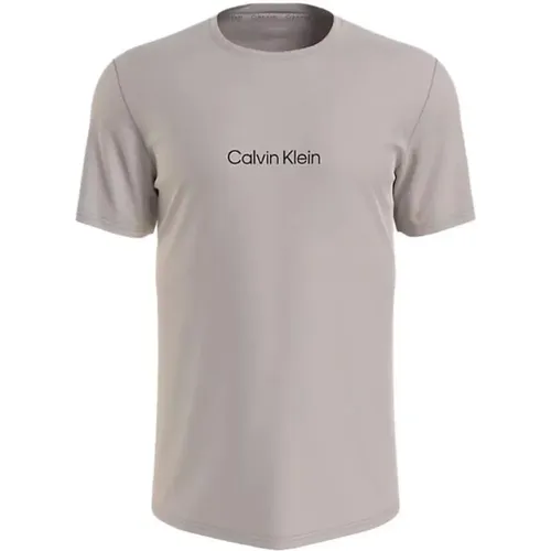 Crew Neck T-Shirt , Herren, Größe: L - Calvin Klein - Modalova