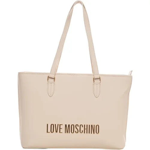 Logo Shopper Bag , female, Sizes: ONE SIZE - Love Moschino - Modalova
