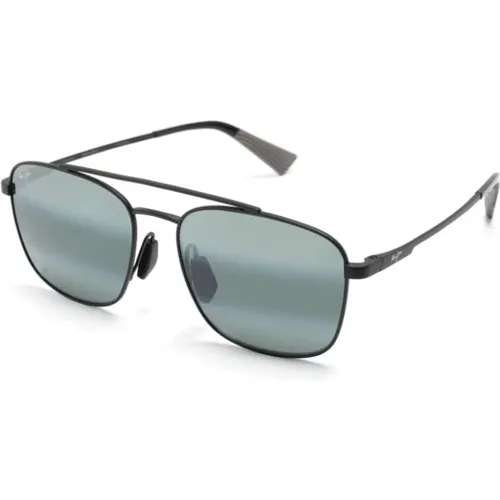 Piwai AF 645-02 Matte W/Grey Sunglasses - Maui Jim - Modalova