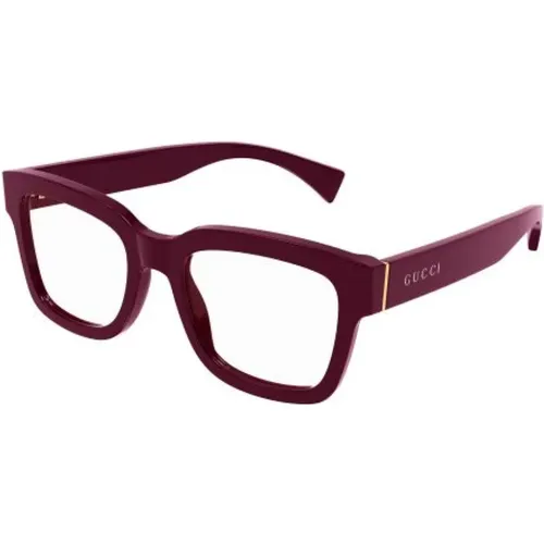 Burgundy Gg1138O Tra Glasses , unisex, Sizes: 52 MM - Gucci - Modalova