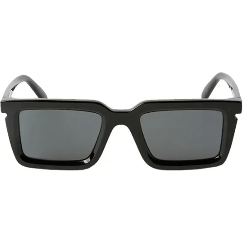 Luxus Stil Sonnenbrille , unisex, Größe: 52 MM - Off White - Modalova