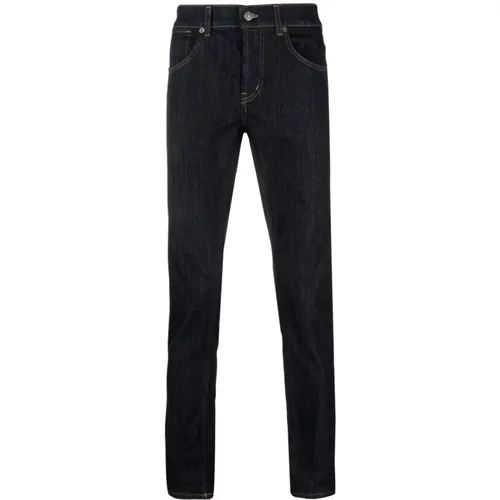Slim-Fit Indigo Jeans , male, Sizes: W34, W33, W31 - Dondup - Modalova