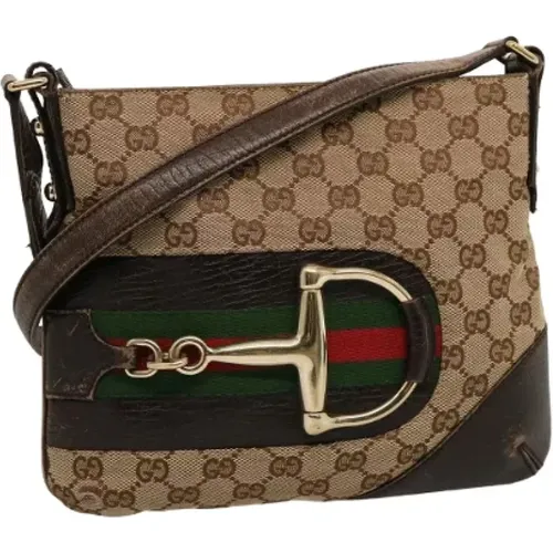 Pre-owned Canvas gucci-bags , female, Sizes: ONE SIZE - Gucci Vintage - Modalova