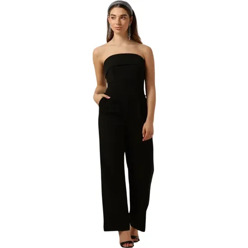 Schwarzer Strap Jumpsuit , Damen, Größe: XL - Selected Femme - Modalova