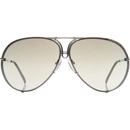 Exklusive Sonnenbrille mit austauschbaren Gläsern , unisex, Größe: 69 MM - Porsche Design - Modalova