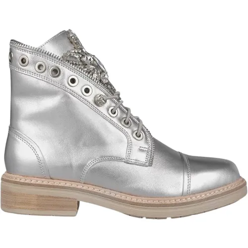 Studded Leather Ankle Boots , female, Sizes: 9 UK - Alma en Pena - Modalova