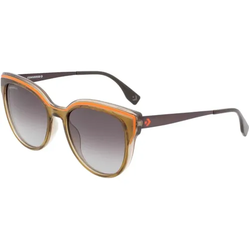 Gradient Brown/Orange Sunglasses , female, Sizes: 54 MM - Converse - Modalova