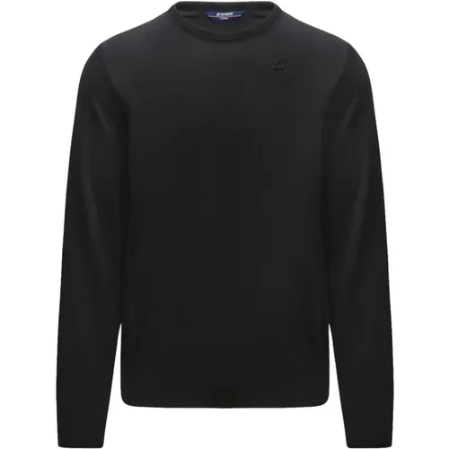 Merino Wool Sweater , male, Sizes: L, 2XL, M, XL, S - K-way - Modalova