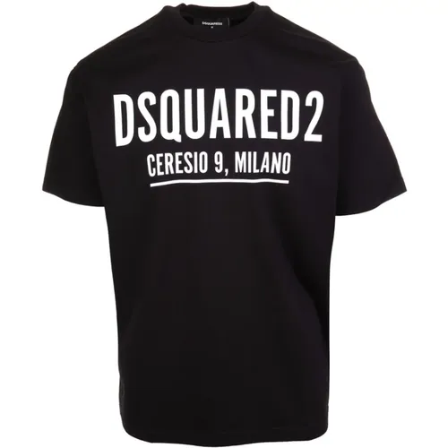Ceresio 9 Cool T-Shirt , Herren, Größe: L - Dsquared2 - Modalova