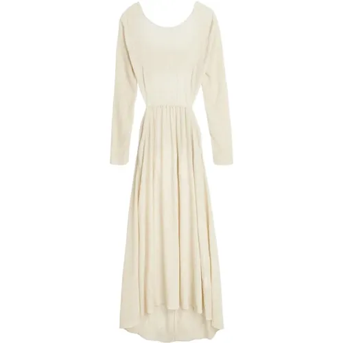 Langärmeliges Kleid mit verstellbaren Bändern , Damen, Größe: S/M - Soulland - Modalova