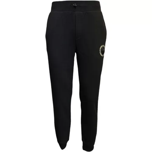 Baumwoll Schwarze Tiger Jogger Hose , Herren, Größe: M - Plein Sport - Modalova