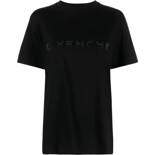 Schwarze T-Shirts Polos für Frauen Aw23 - Givenchy - Modalova