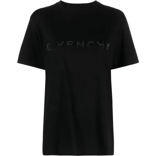 Schwarze T-Shirts Polos für Frauen Aw23 , Damen, Größe: XS - Givenchy - Modalova