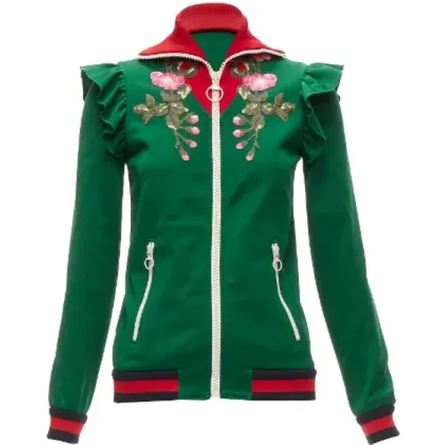 Pre-owned Polyester outerwear , female, Sizes: XS - Gucci Vintage - Modalova