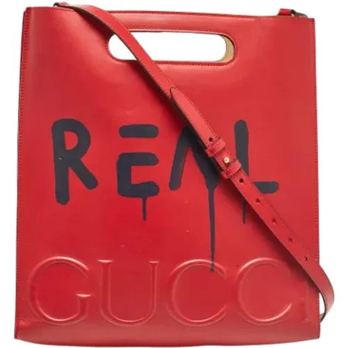 Pre-owned Leather totes , female, Sizes: ONE SIZE - Gucci Vintage - Modalova