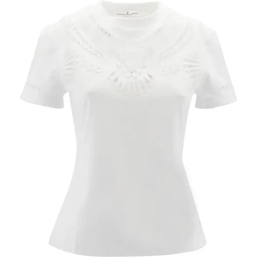 T-Shirt D402L330Dux , female, Sizes: M - Ermanno Scervino - Modalova