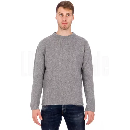 Stylish Neck Sweater , male, Sizes: S - Daniele Fiesoli - Modalova