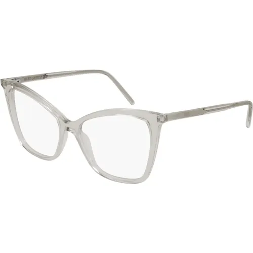 Modebrille SL 386 Schwarz , Damen, Größe: 55 MM - Saint Laurent - Modalova