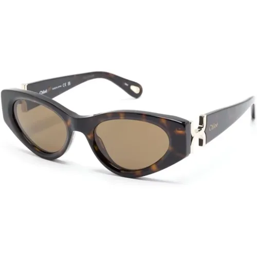 Ch0259S 002 Sunglasses , female, Sizes: 52 MM - Chloé - Modalova