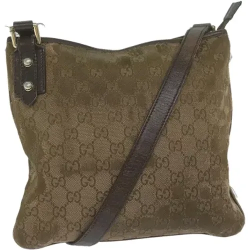 Pre-owned Canvas shoulder-bags , female, Sizes: ONE SIZE - Gucci Vintage - Modalova