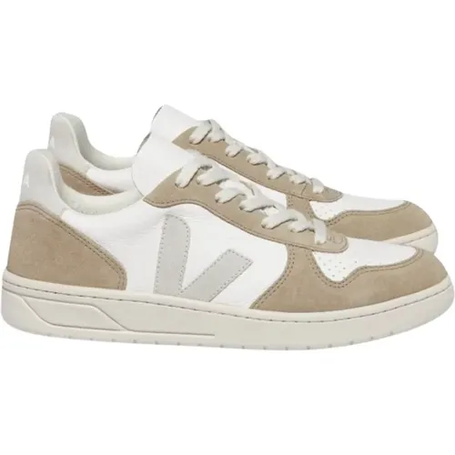 Chromfreies Leder Wildleder Beige Frauen - Veja - Modalova