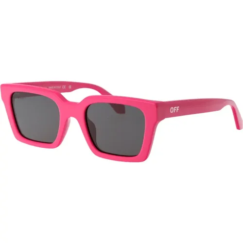 Stylish Sunglasses Palermo Collection , unisex, Sizes: 51 MM - Off White - Modalova