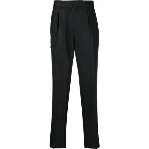Wool/Cashmere Trousers with Pockets , male, Sizes: M, XL, L, 2XL - Ermenegildo Zegna - Modalova