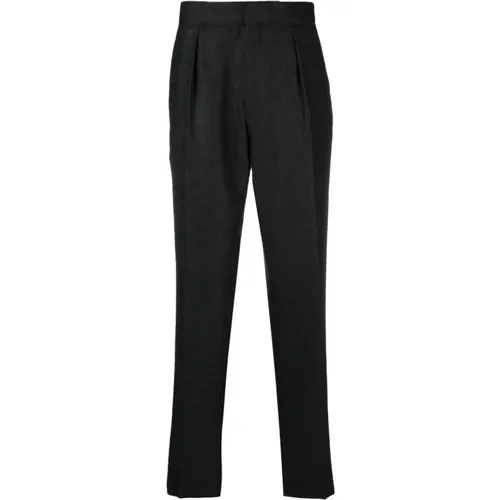 Wool/Cashmere Trousers with Pockets , male, Sizes: XL, L, 2XL - Ermenegildo Zegna - Modalova