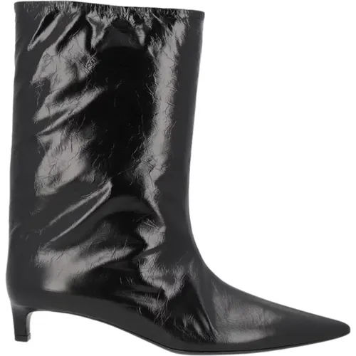 Leather Ankle Boots , female, Sizes: 7 UK, 3 UK, 4 UK, 4 1/2 UK - Jil Sander - Modalova
