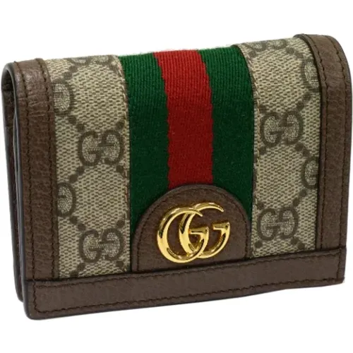 Pre-owned Leather wallets , female, Sizes: ONE SIZE - Gucci Vintage - Modalova