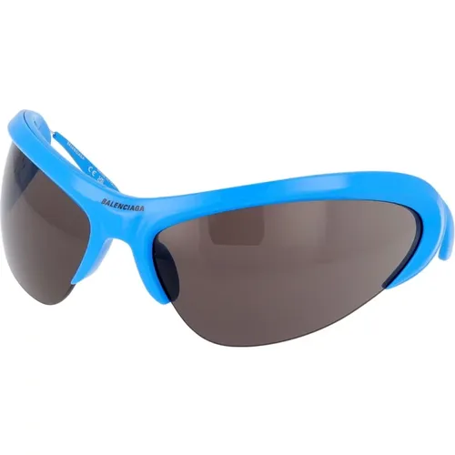 Stylische Sonnenbrille BB0232S,Sunglasses,Blaue Sonnenbrille mit ausziehbaren Bügeln - Balenciaga - Modalova