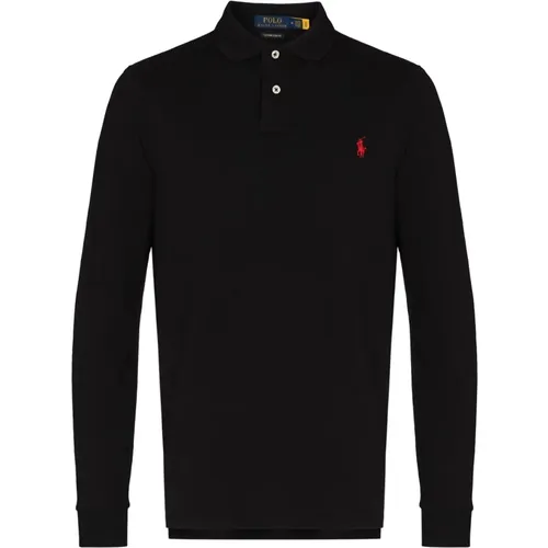 Maßgeschneidertes Slim Fit Baumwoll-Poloshirt , Herren, Größe: 2XL - Ralph Lauren - Modalova