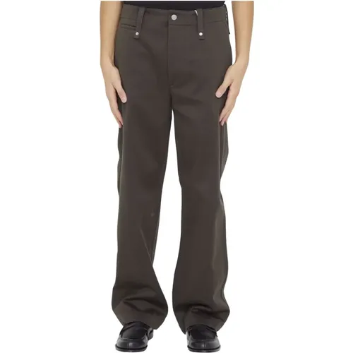 Baggy Cotton Trousers , male, Sizes: L - Burberry - Modalova