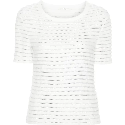 Women's Clothing T-Shirts & Polos 10602 Ss24 , female, Sizes: XS - Ermanno Scervino - Modalova