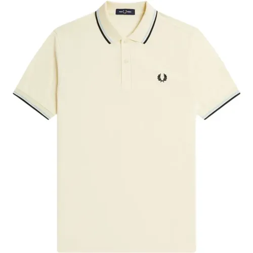 Twin Tipped Shirt - Regular Fit , male, Sizes: M, L, XL, S, 2XL - Fred Perry - Modalova