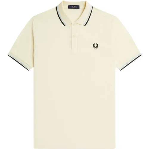 Twin Tipped Shirt - Regular Fit , Herren, Größe: 2XL - Fred Perry - Modalova