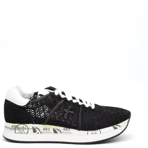 Fabric Conny Sneakers , female, Sizes: 6 UK, 5 UK, 4 UK, 3 UK - Premiata - Modalova