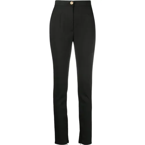 Wool Skinny Pants , female, Sizes: M - Balmain - Modalova