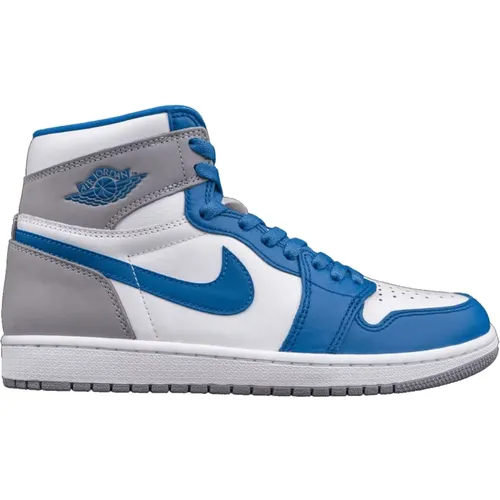 True Blue Retro High OG Sneakers , Herren, Größe: 45 EU - Jordan - Modalova