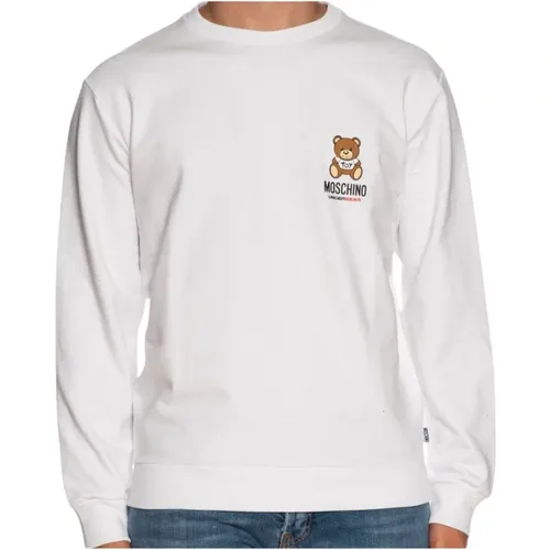 Crewneck Sweatshirt , male, Sizes: XS - Moschino - Modalova