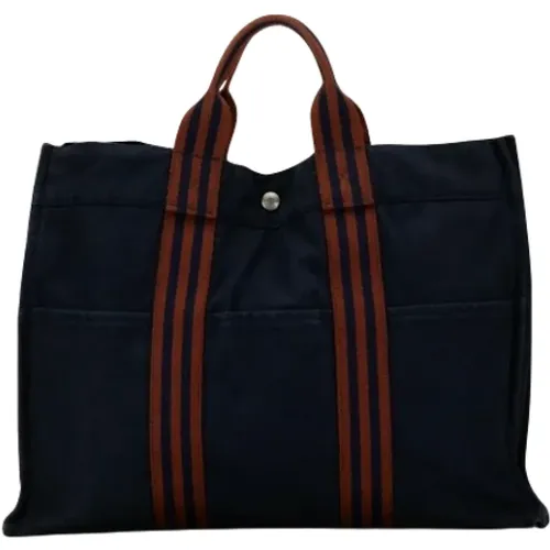 Pre-owned Canvas handbags , female, Sizes: ONE SIZE - Hermès Vintage - Modalova