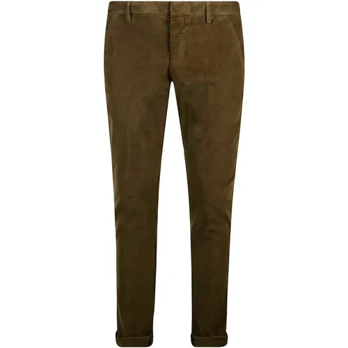 Gaubert Corduroy Slim Chino Trousers , male, Sizes: W33, W30, W29, W35 - Dondup - Modalova