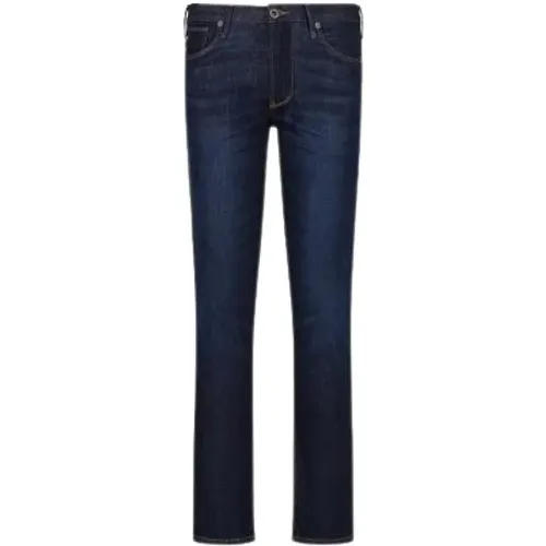 Classic Slim Fit Denim Jeans , male, Sizes: W38, W33, W34, W32 - Emporio Armani - Modalova