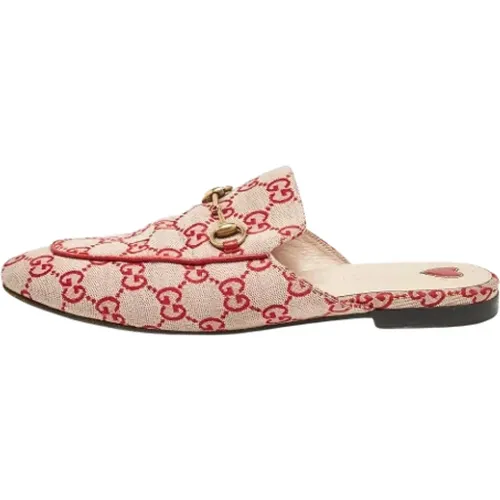 Pre-owned Canvas mules , female, Sizes: 6 UK - Gucci Vintage - Modalova