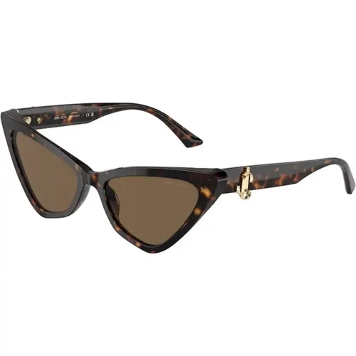 Stylish Carey Frame with Dark Lenses , female, Sizes: 55 MM - Jimmy Choo - Modalova