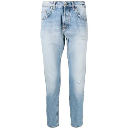 Blaue Straight Jeans mit 5 Taschen - Eleventy - Modalova