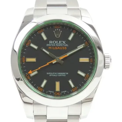 Pre-owned Glass watches , male, Sizes: ONE SIZE - Rolex Vintage - Modalova